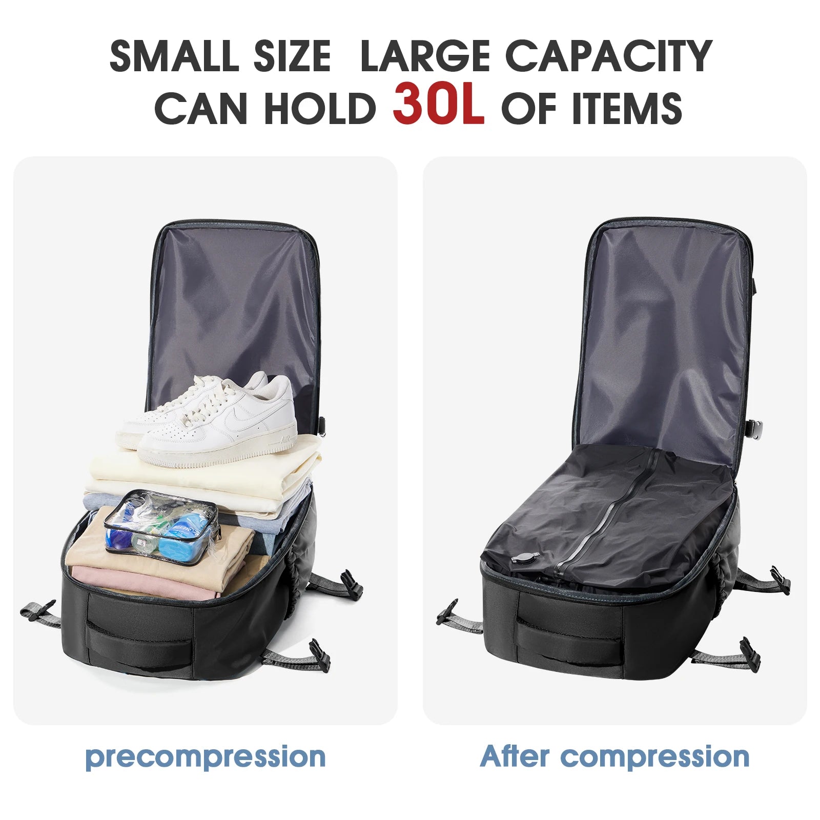 SneakProduction™ Vacuum Travel Backpack