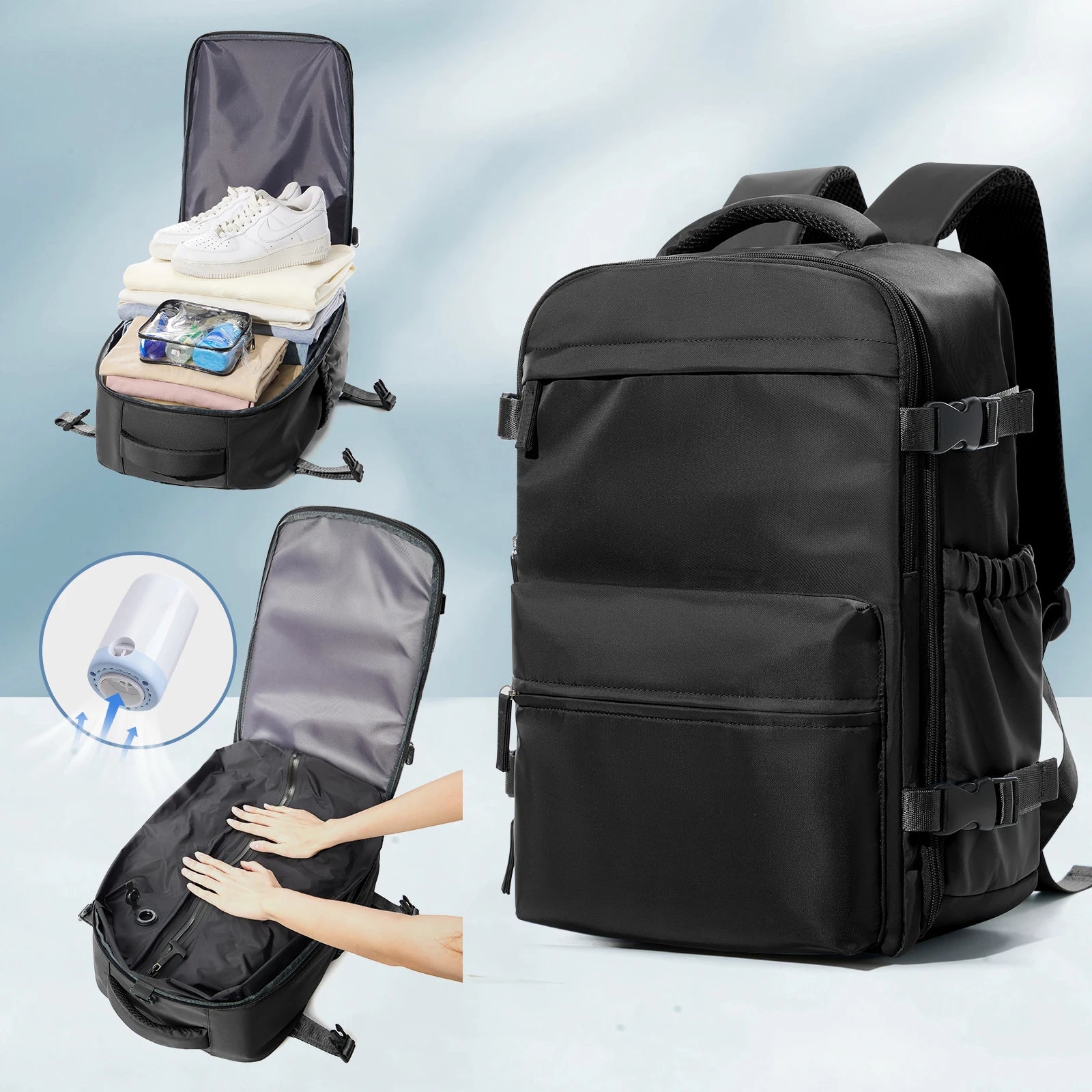 SneakProduction™ Vacuum Travel Backpack