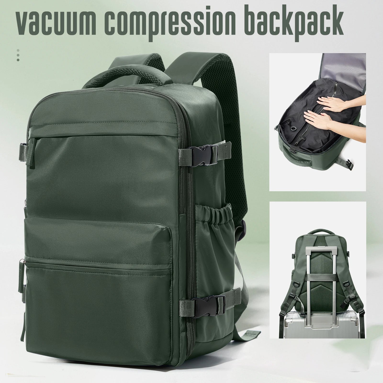 SneakProduction™ Vacuum Travel Backpack