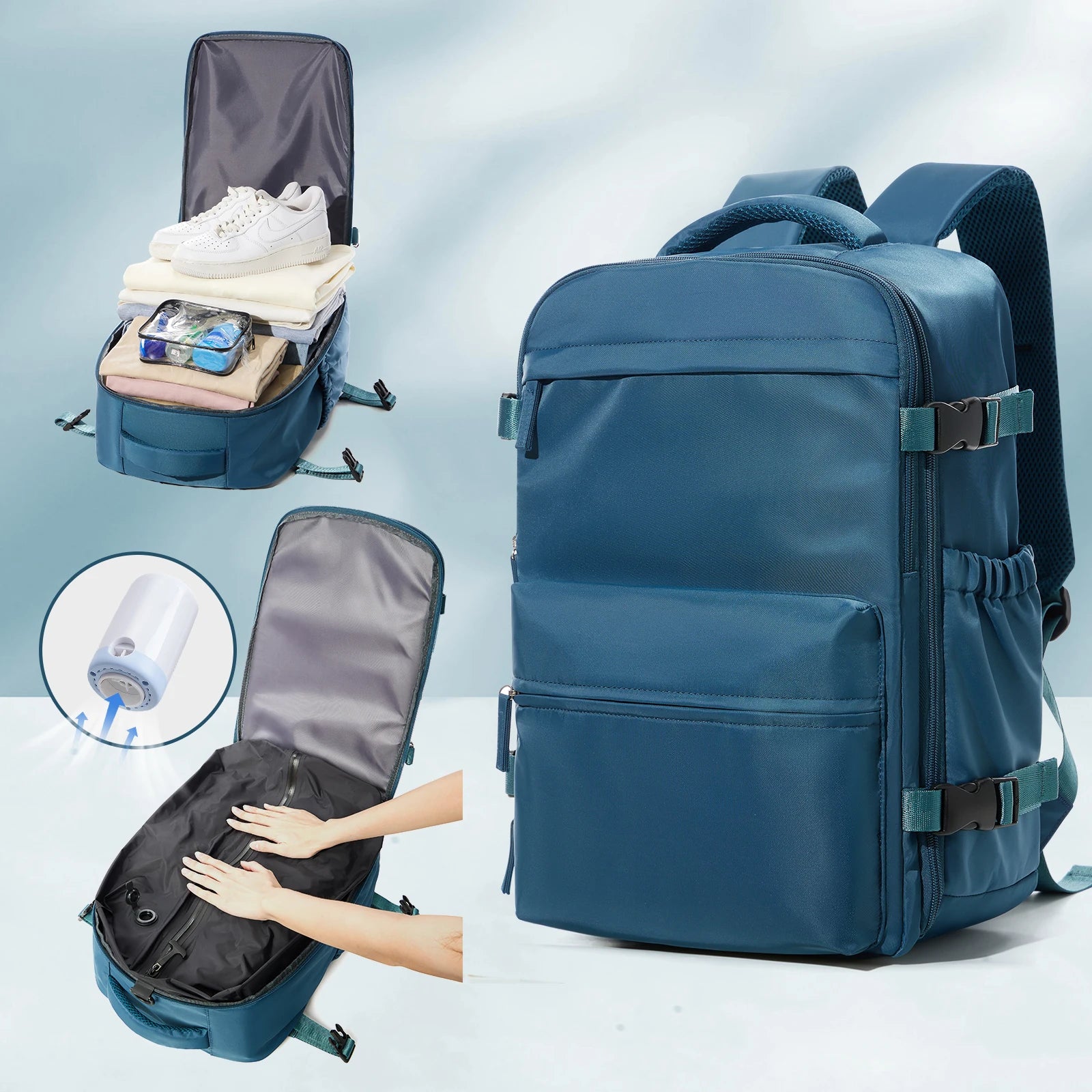 SneakProduction™ Vacuum Travel Backpack