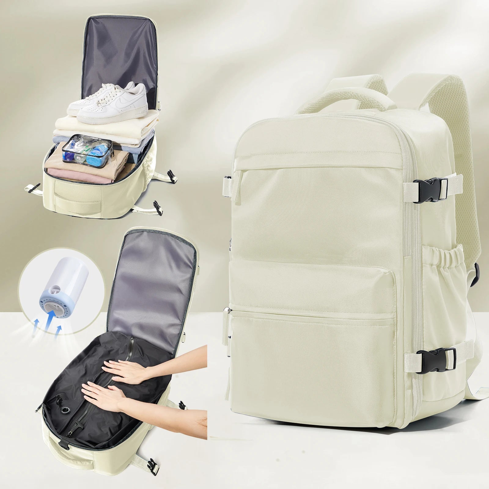 SneakProduction™ Vacuum Travel Backpack